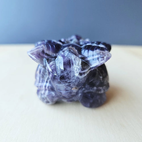 Chevron Amethyst Winged Dragon Turtle | Rising To New Heights