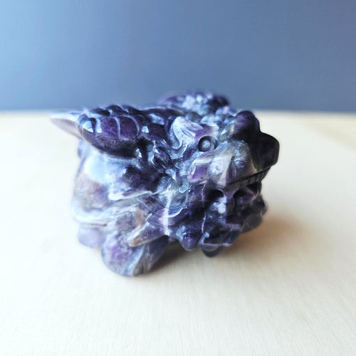 Chevron Amethyst Winged Dragon Turtle | Rising To New Heights