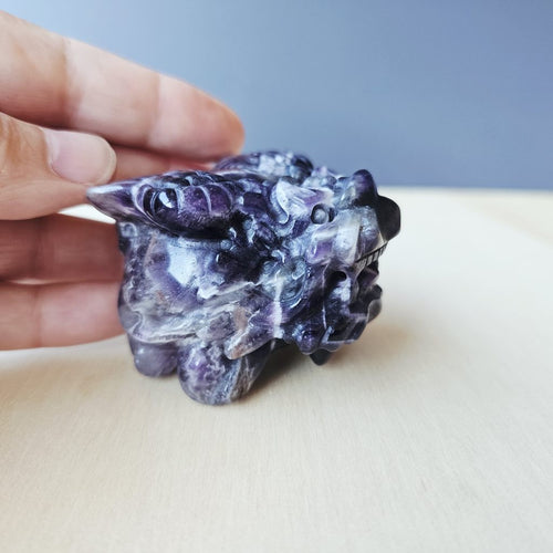 Chevron Amethyst Winged Dragon Turtle | Rising To New Heights