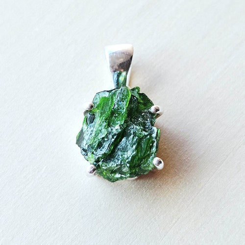 Chrome Diopside Pendant | Sacred Earthfire
