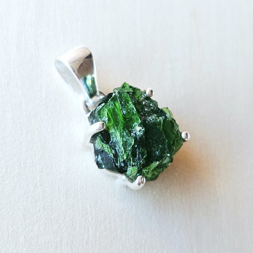 Chrome Diopside Pendant | Sacred Earthfire