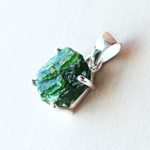 Chrome Diopside Pendant | Sacred Earthfire