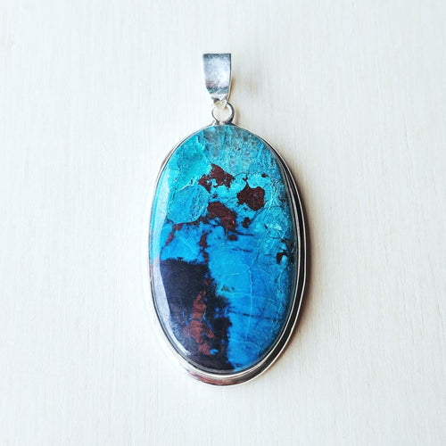 Chrysocolla Pendant | Speak True