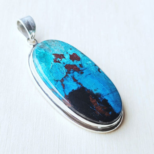 Chrysocolla Pendant | Speak True