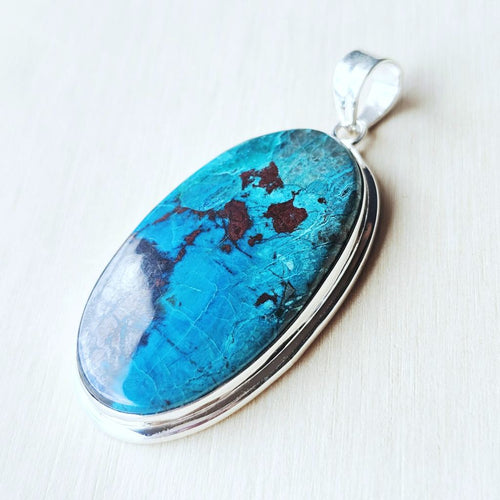Chrysocolla Pendant | Speak True