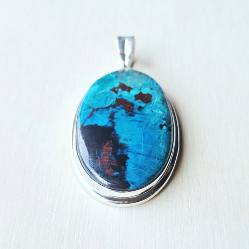 Chrysocolla Pendant | Speak True