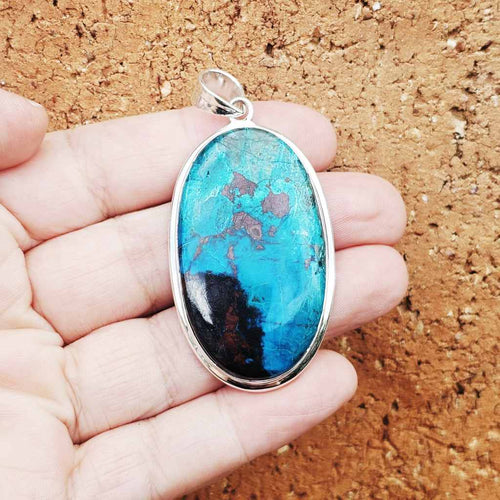 Chrysocolla Pendant | Speak True