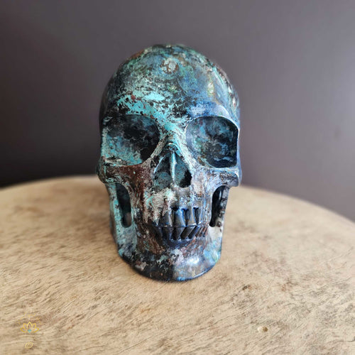 Chrysocolla Skull | Guide For Authenticity