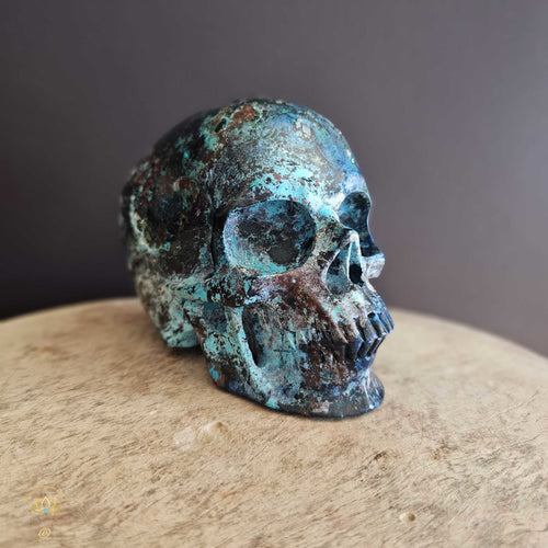 Chrysocolla Skull | Guide For Authenticity