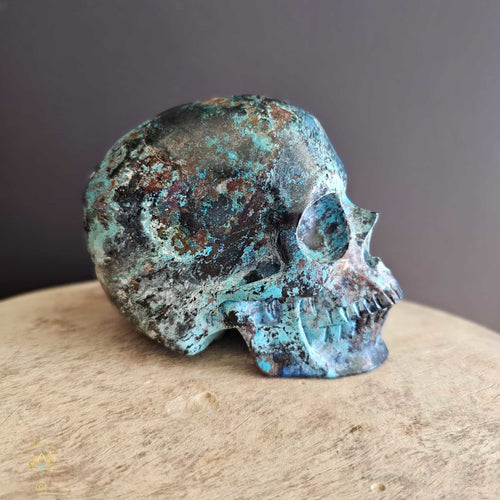 Chrysocolla Skull | Guide For Authenticity