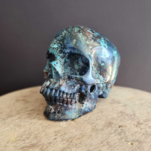 Chrysocolla Skull | Guide For Authenticity