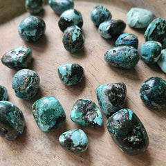 Chrysocolla Tumbled Stones
