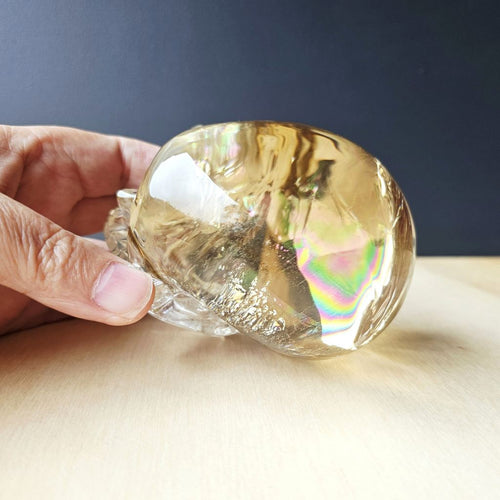 Citrine AAA Grade Skull | The Golden Relic
