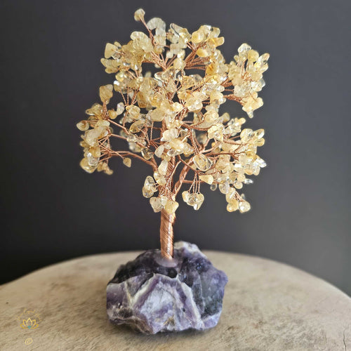 Citrine Crystal Tree | Abundance & Insight