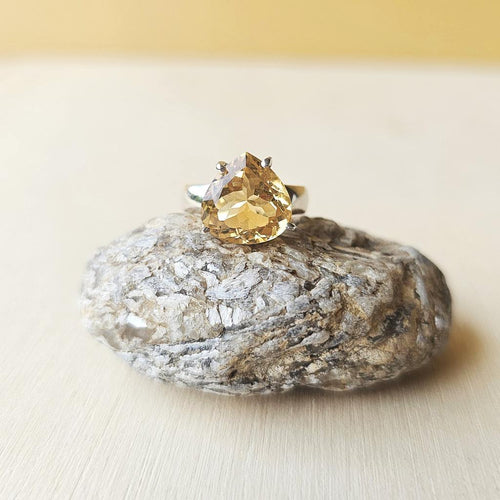 Citrine Faceted Ring | Crown Of light