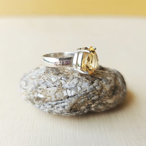 Citrine Faceted Ring | Crown Of light