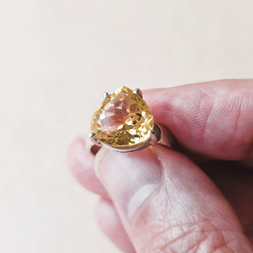 Citrine Faceted Ring | Crown Of light
