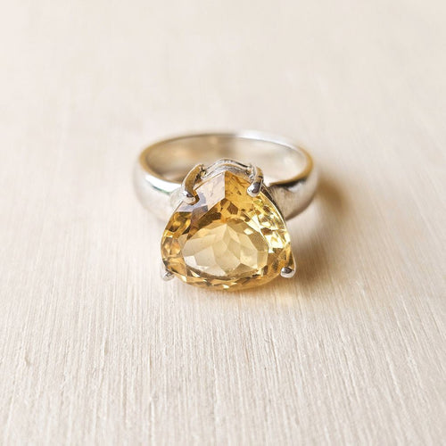 Citrine Faceted Ring | Crown Of light