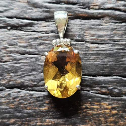 Citrine Pendant | Energetic Regeneration