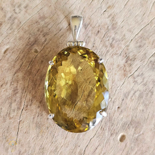 Citrine Pendant | Sunflower Of Abundance