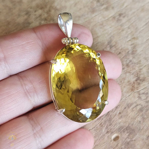 Citrine Pendant | Sunflower Of Abundance