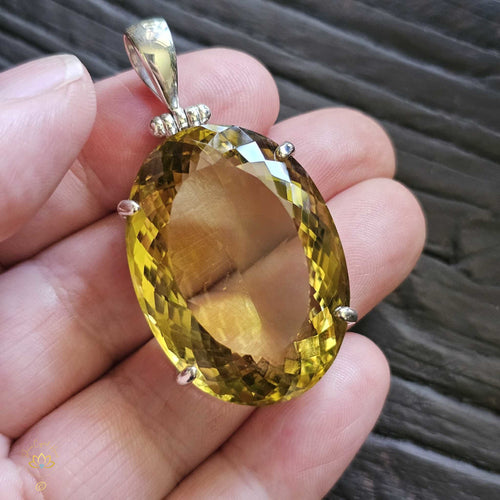 Citrine Pendant | Sunflower Of Abundance