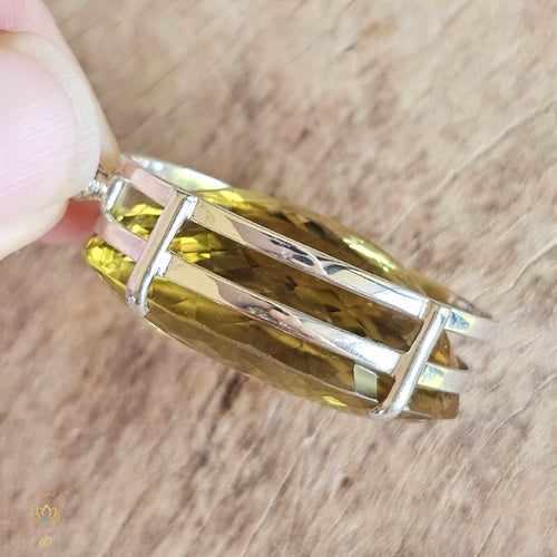 Citrine Pendant | Sunflower Of Abundance