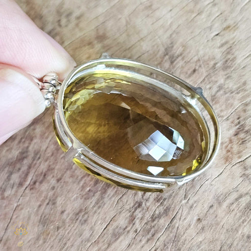 Citrine Pendant | Sunflower Of Abundance