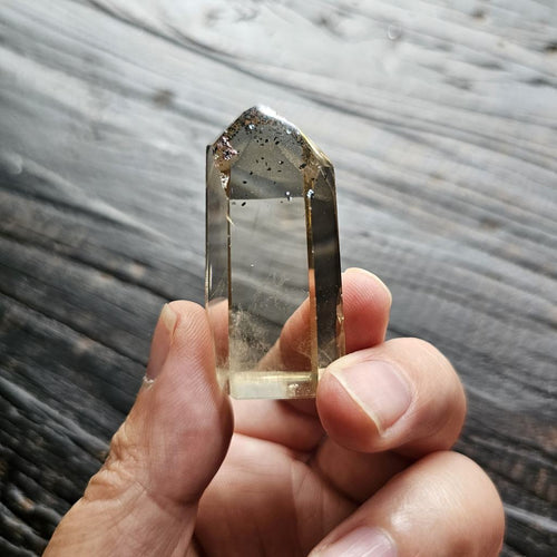 Citrine Phantom with Hematite Inclusions | Generator 37gms