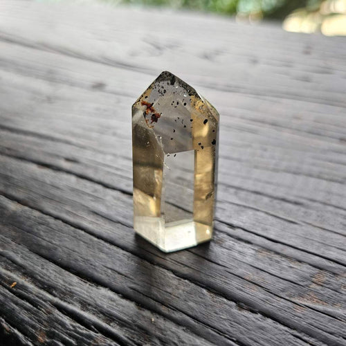 Citrine Phantom with Hematite Inclusions | Generator 37gms