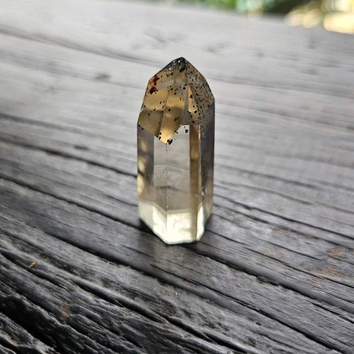 Citrine Phantom with Hematite Inclusions | Generator 37gms