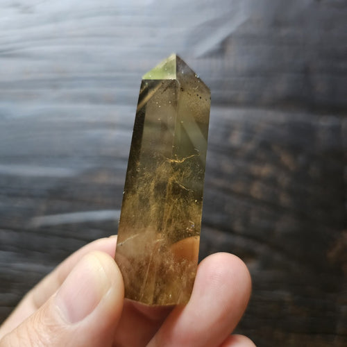 Citrine Phantom with Hematite Inclusions | Generator 38gms