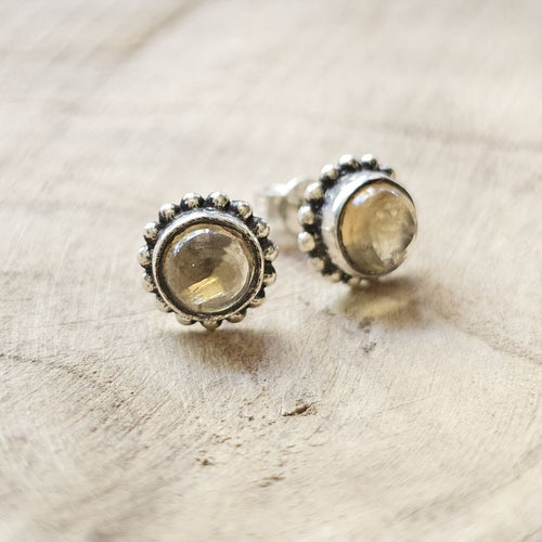 Citrine Studs | Energetic Sun Rays