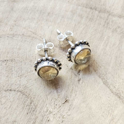 Citrine Studs | Energetic Sun Rays