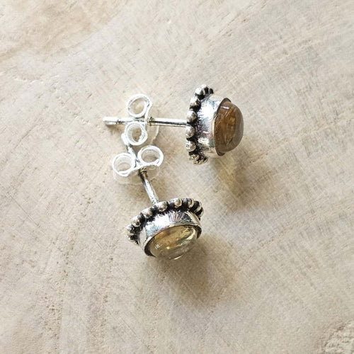 Citrine Studs | Energetic Sun Rays