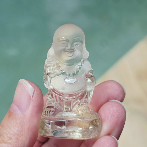 Citrine (light) A Grade Buddha | The Golden Sage