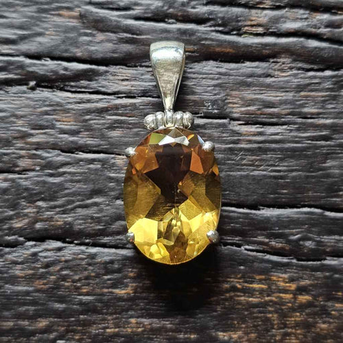 Citrine Pendant | Energetic Regeneration