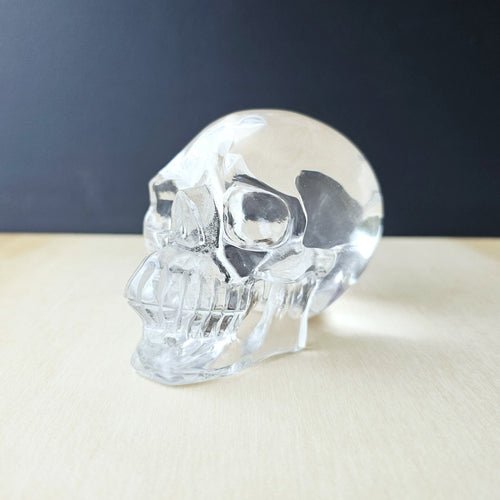 Clear Quartz AA Grade Skull | The Phantom Guardian