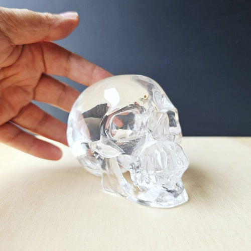 Clear Quartz AA Grade Skull | The Phantom Guardian