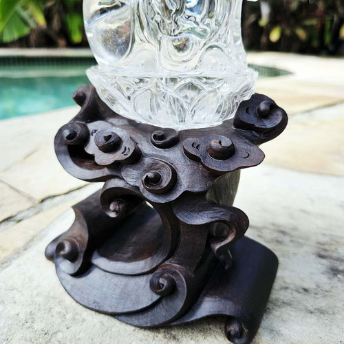 Clear Quartz A Grade Buddha | The Enlightened Master