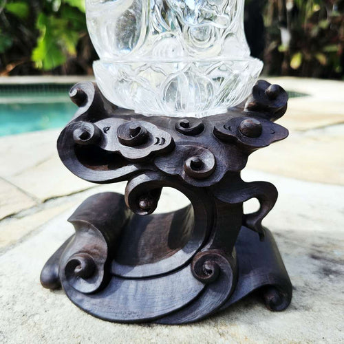 Clear Quartz A Grade Buddha | The Enlightened Master