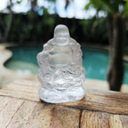 Clear Quartz A Grade Buddha | The Joyful Sage