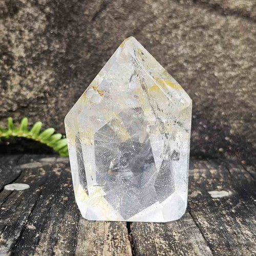 Clear Quartz Faceted Freeform | Wisps Of Energetic Light