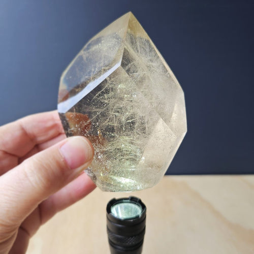 Clear Quartz Faceted Freeform | Solar Current