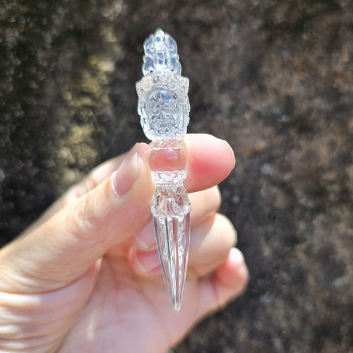 Clear Quartz Phurba | Wand
