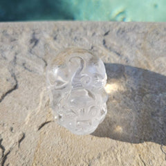 Clear Quartz Pixiu | Rainbow Warrior