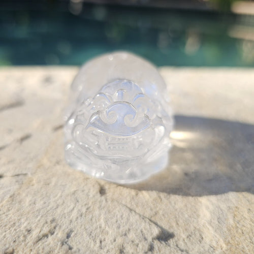 Clear Quartz Pixiu | Rainbow Warrior