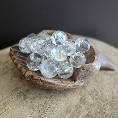 Clear Quartz Rainbow Spheres