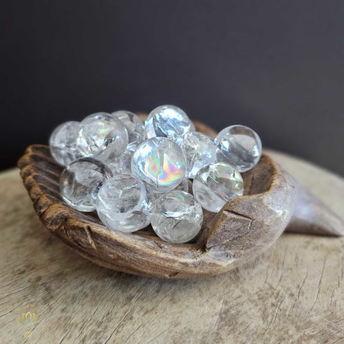 Clear Quartz Rainbow Spheres