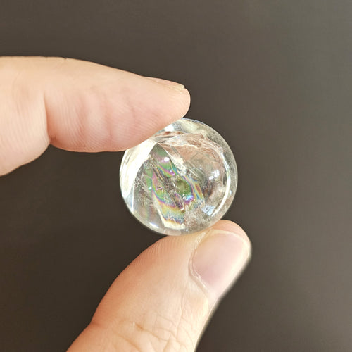 Clear Quartz Rainbow Spheres
